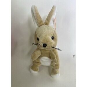 Shanghai Toy Time Bunny Rabbit Easter Plush Stuffed Animal Black Whiskers